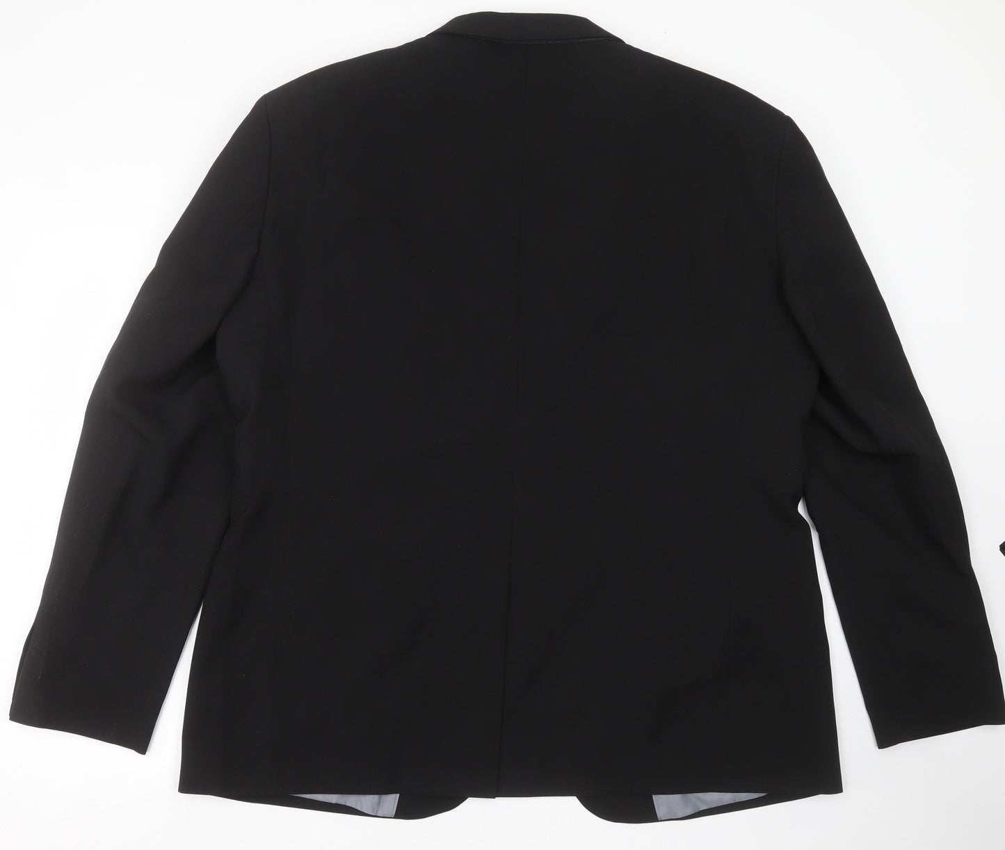 Peacocks Mens Black   Jacket Suit Jacket Size 2XL