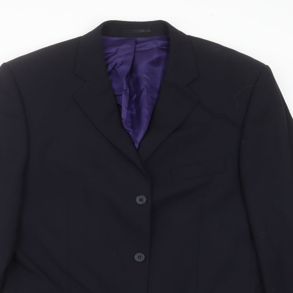 Burton Mens Blue   Jacket Suit Jacket Size 42