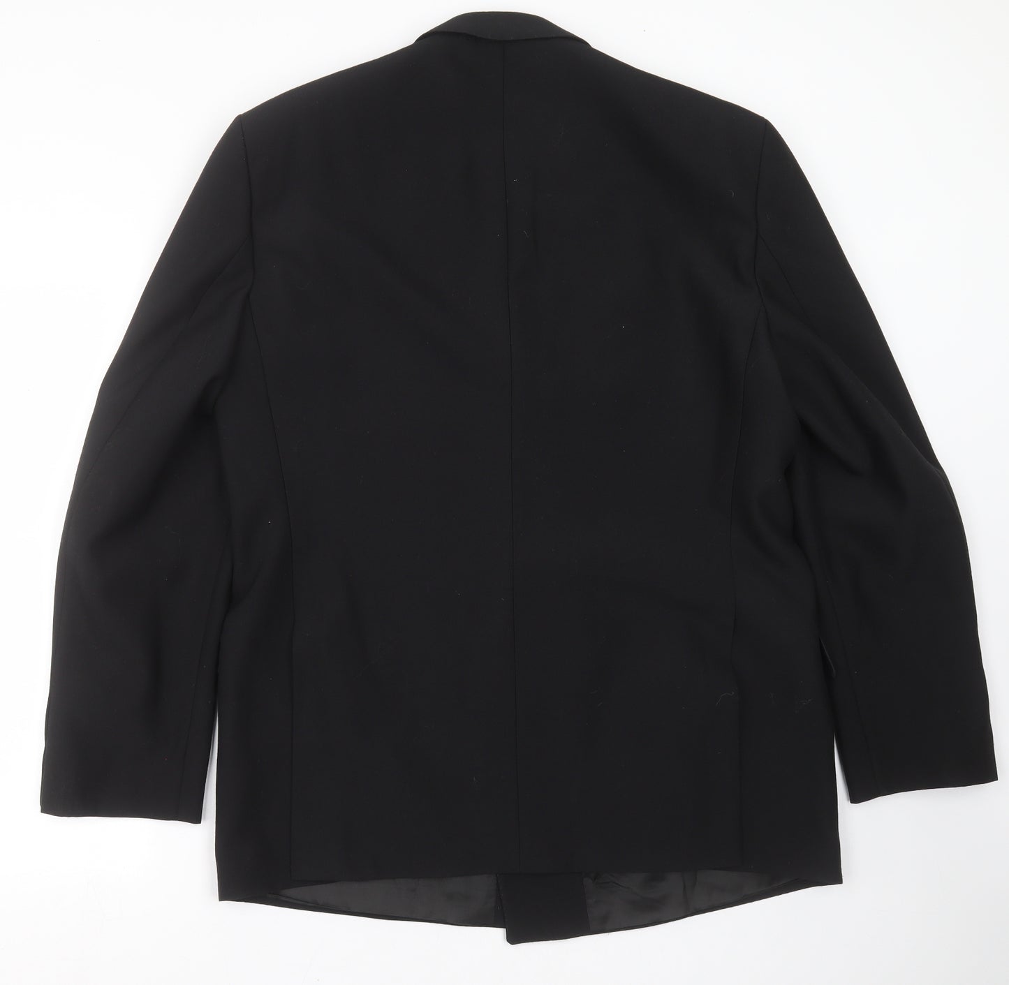 Trevira Mens Black   Jacket Suit Jacket Size 44