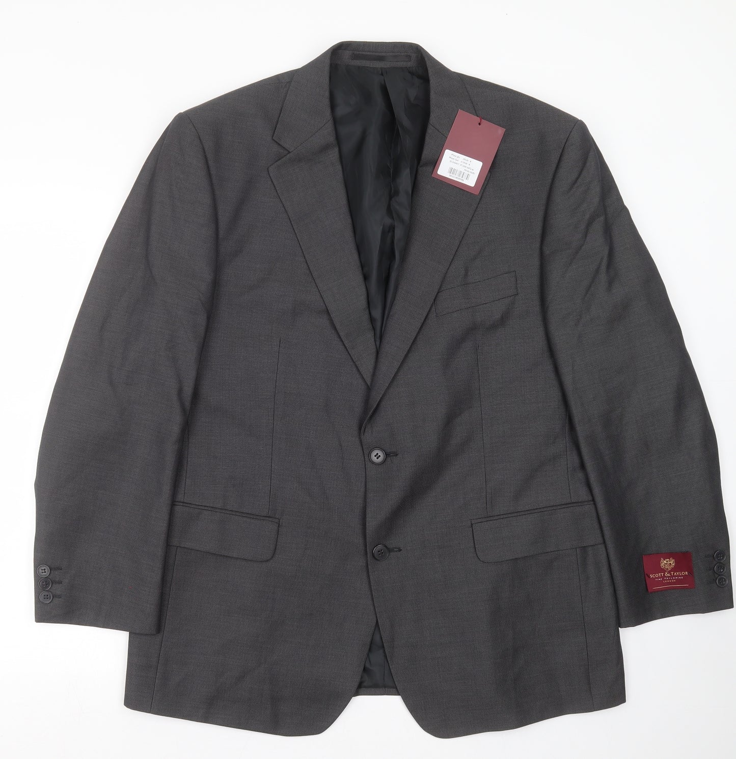 Scott & Taylor Mens Grey   Jacket Suit Jacket Size 42