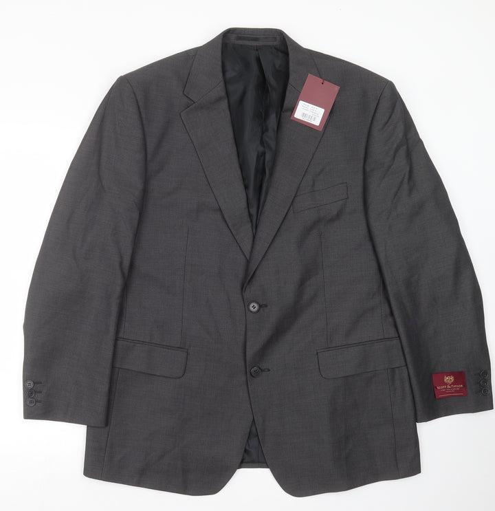 Scott & Taylor Mens Grey   Jacket Suit Jacket Size 42