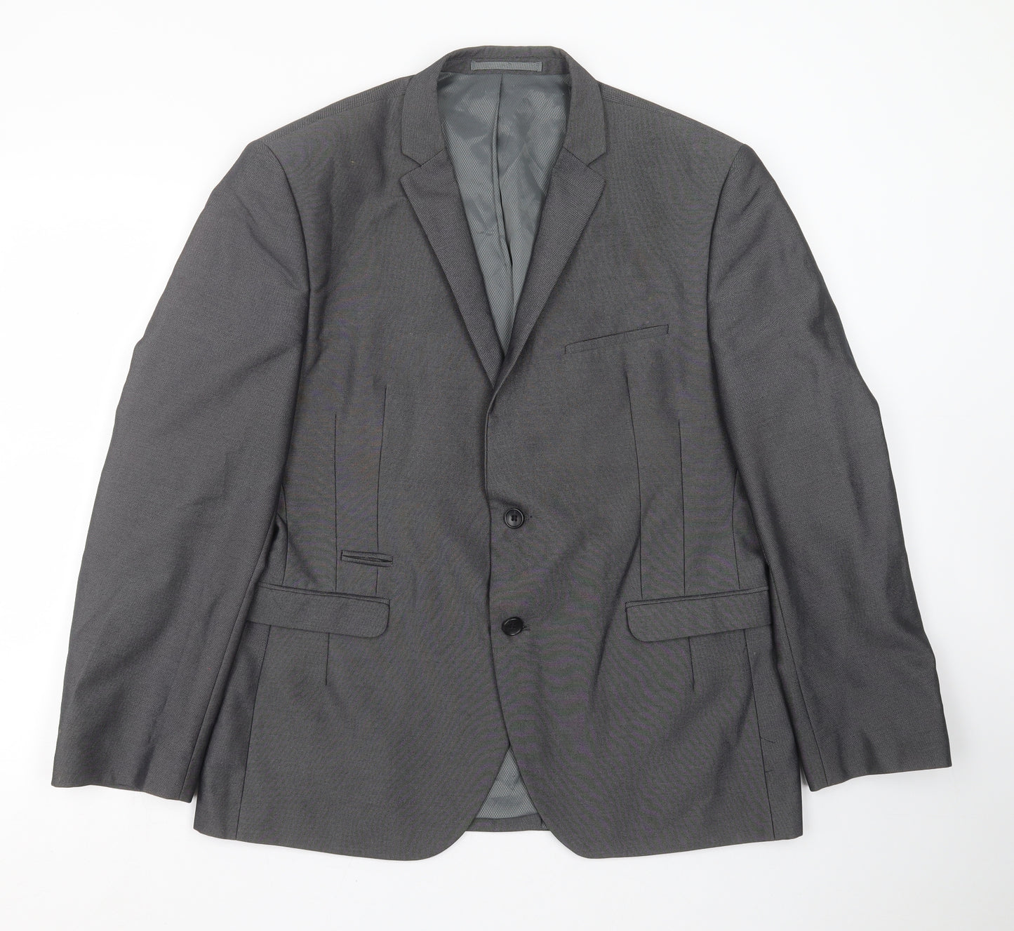 George Mens Grey   Jacket Suit Jacket Size 44