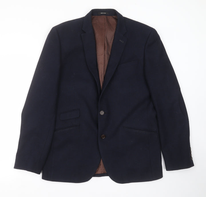 Cedar Wood State Mens Blue   Jacket Suit Jacket Size M  - Tailored fit