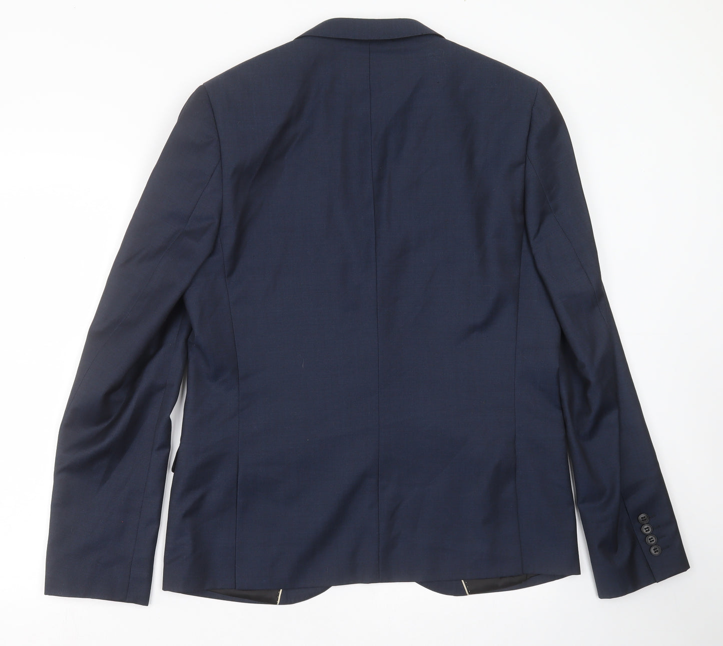 Topman Mens Blue   Jacket Suit Jacket Size 42