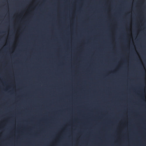 Topman Mens Blue   Jacket Suit Jacket Size 42