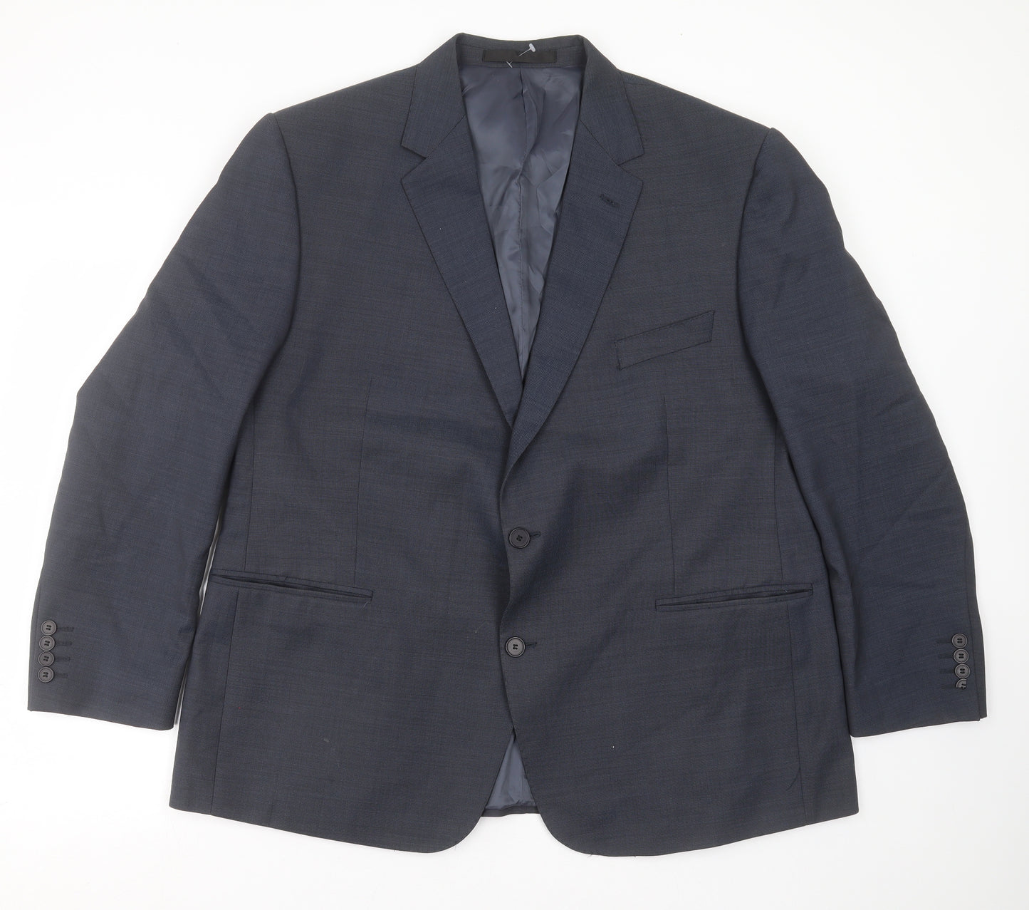 Impressions Mens Blue   Jacket Suit Jacket Size 48