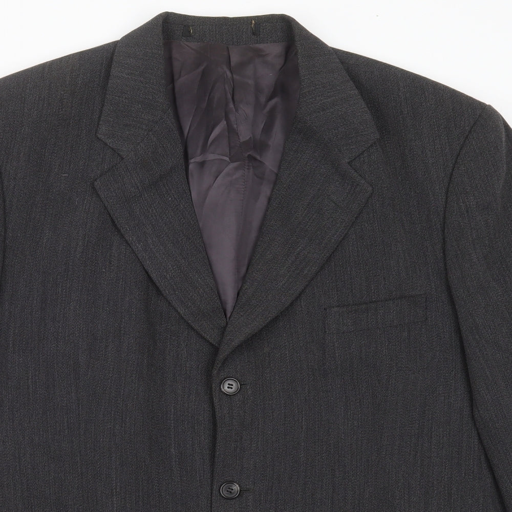Preworn Mens Grey   Jacket Suit Jacket Size 44