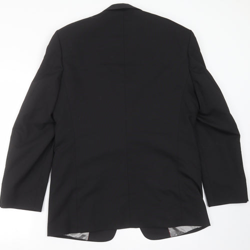 ARMANDO Mens Black   Jacket Suit Jacket Size 38