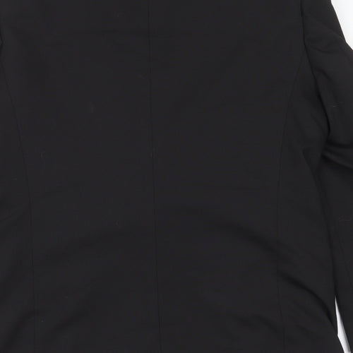 ARMANDO Mens Black   Jacket Suit Jacket Size 38