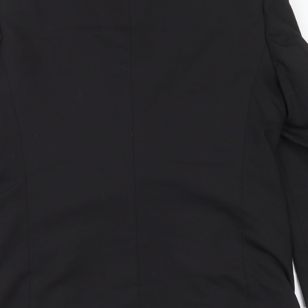 ARMANDO Mens Black   Jacket Suit Jacket Size 38
