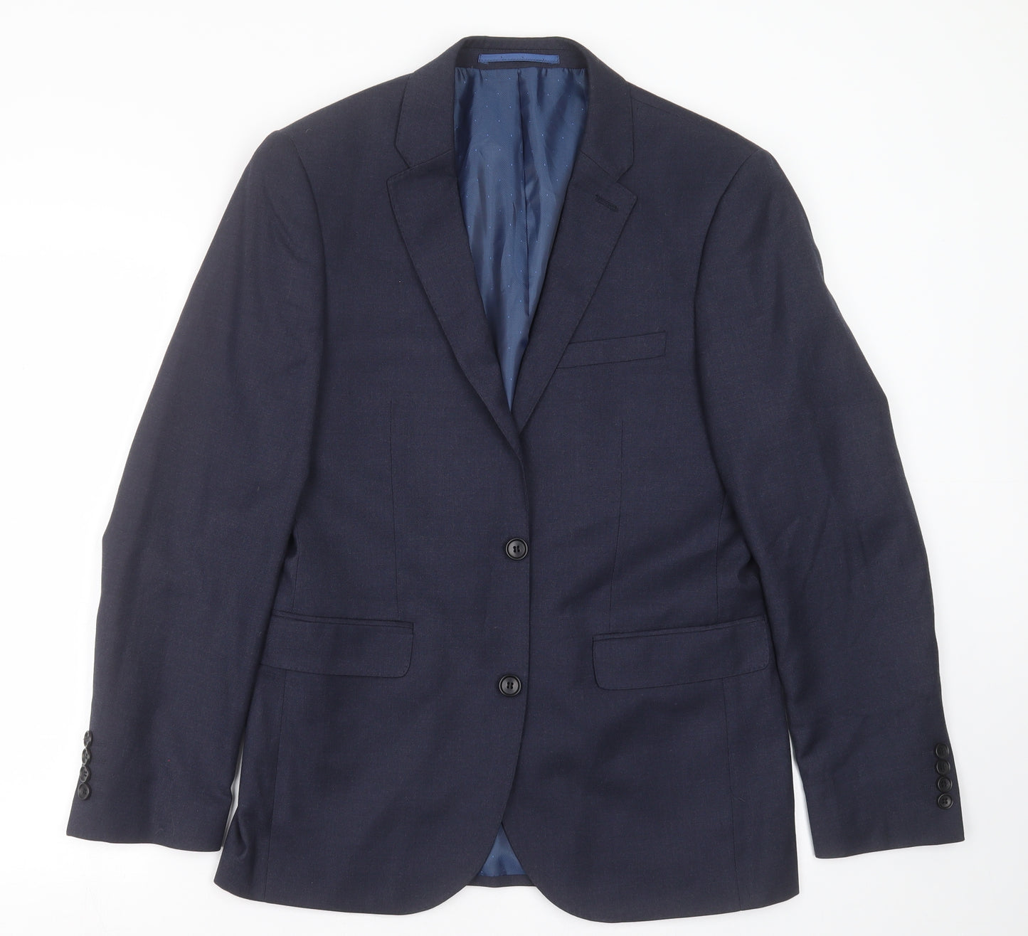 Taylor & Cutter Mens Blue   Jacket Suit Jacket Size 36