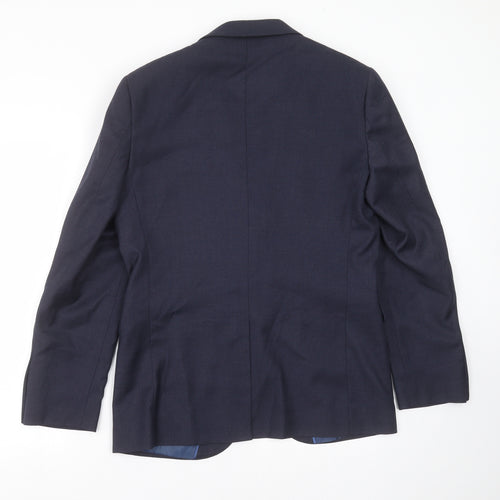 Taylor & Cutter Mens Blue   Jacket Suit Jacket Size 36