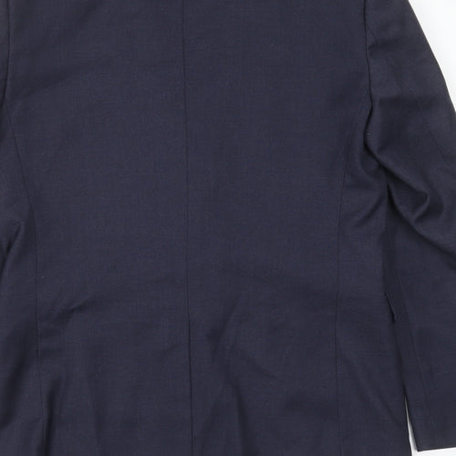 Taylor & Cutter Mens Blue   Jacket Suit Jacket Size 36