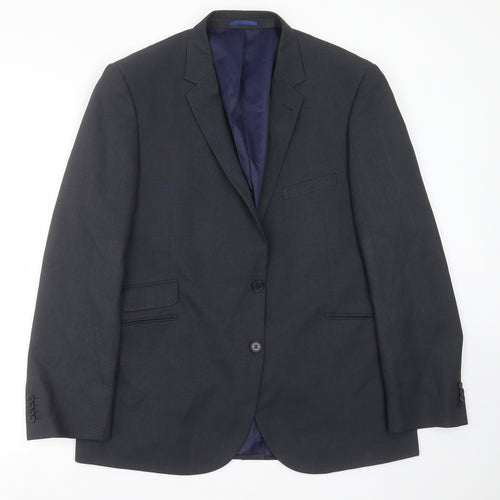 Taylor & Wright Mens Grey   Jacket Suit Jacket Size 44  - Tailored fit