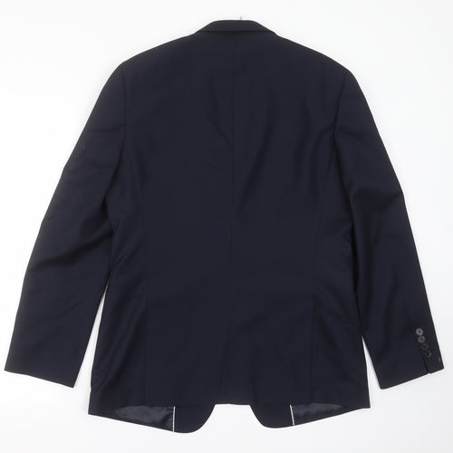 French Connection Mens Blue   Jacket Suit Jacket Size 38