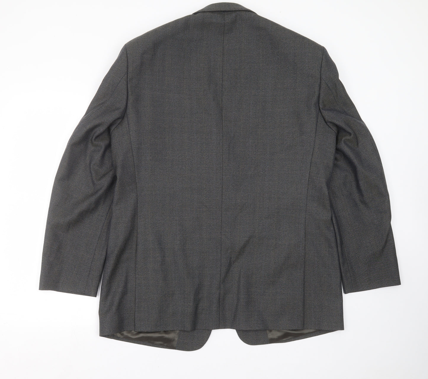 Wellington Mens Grey Striped  Jacket Suit Jacket Size 44