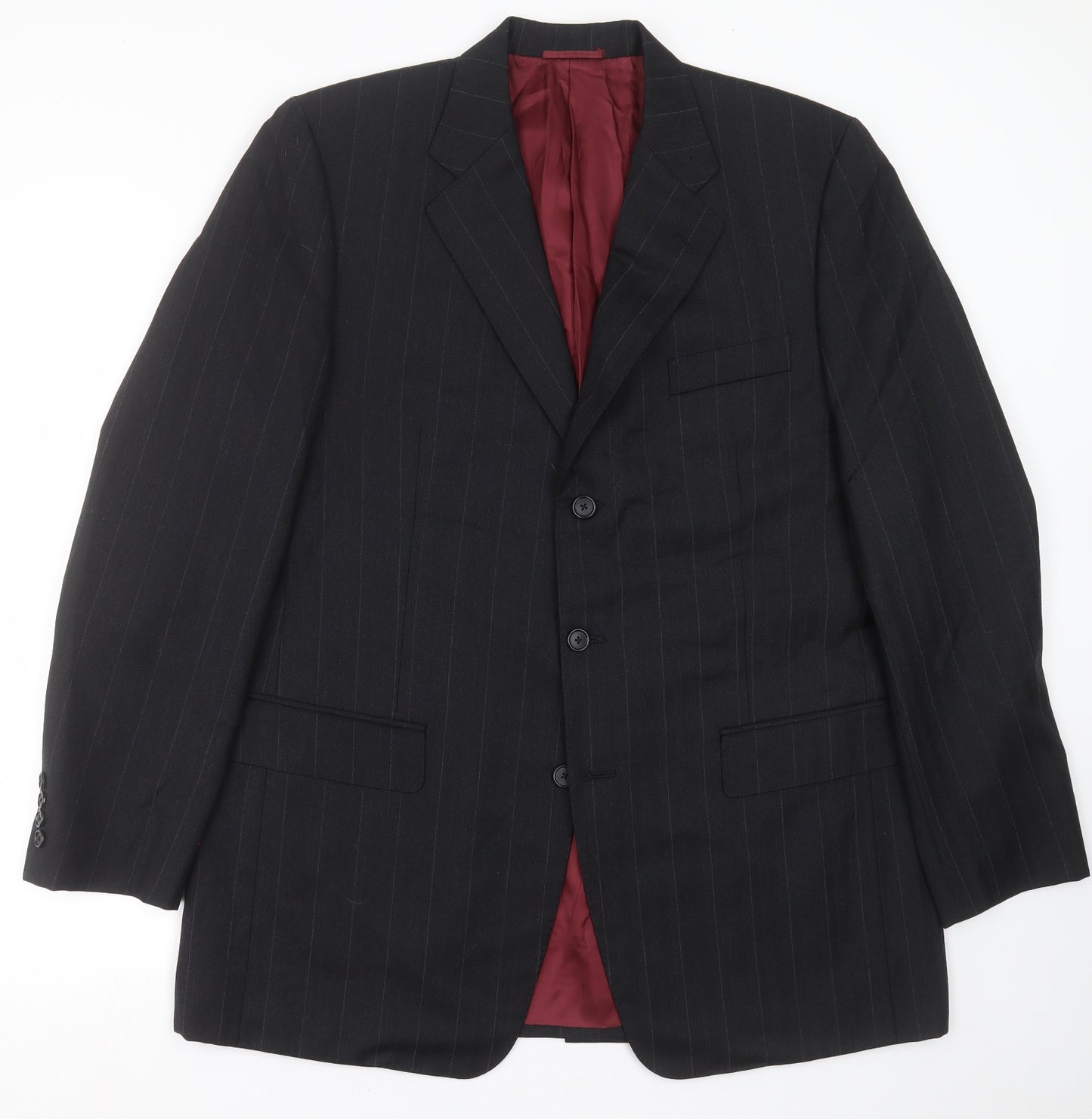 front page Mens Grey Herringbone  Jacket Suit Jacket Size 42