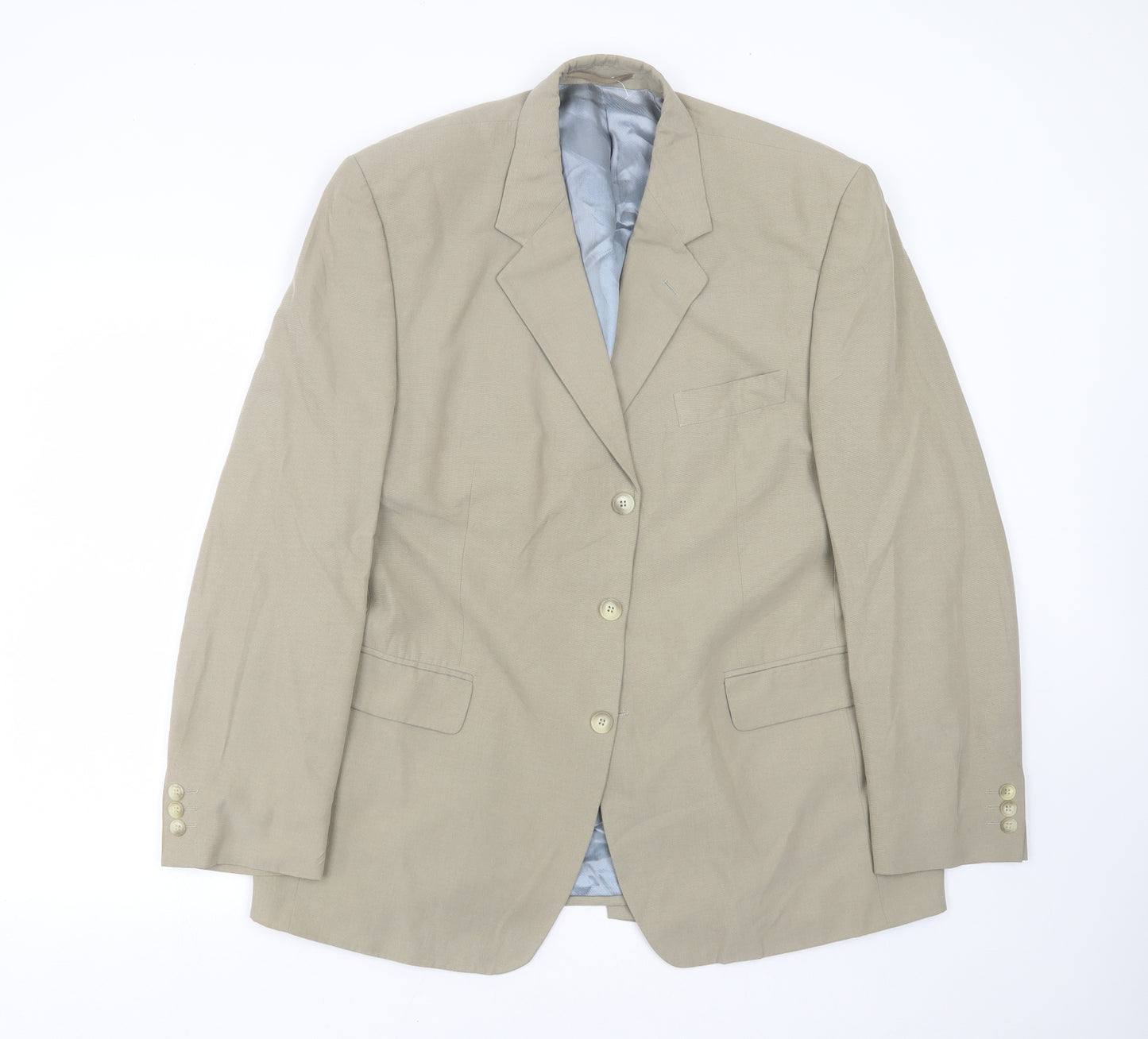 George Mens Beige   Jacket Suit Jacket Size 42