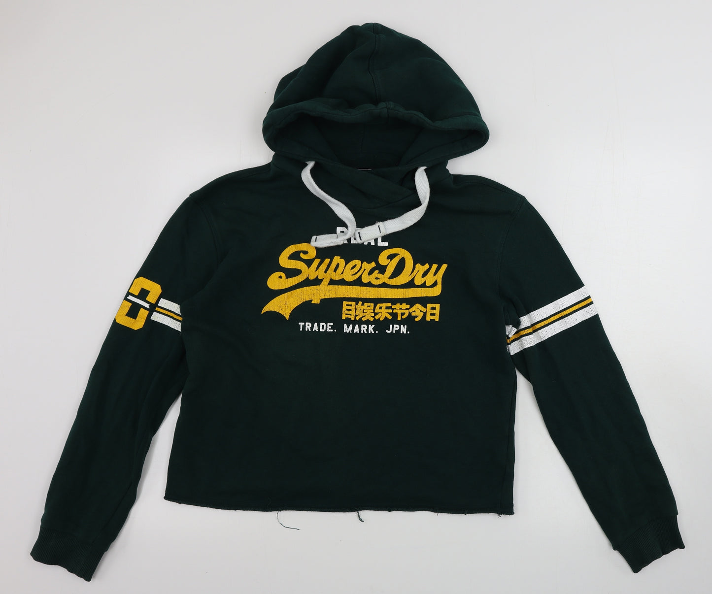 Superdry Womens Green   Pullover Hoodie Size S