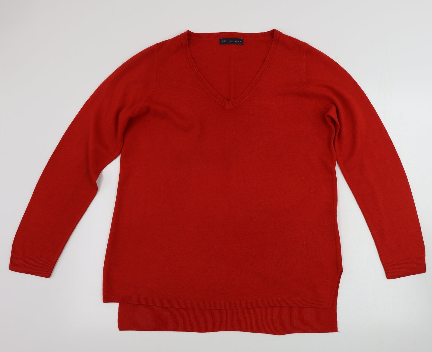 Marks and Spencer  Womens Red   Pullover Jumper Size 14
