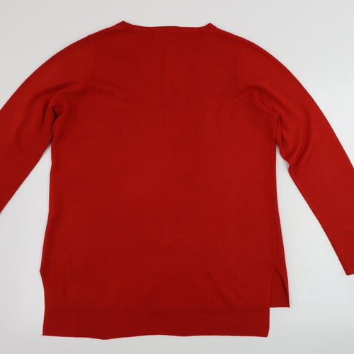 Marks and Spencer  Womens Red   Pullover Jumper Size 14