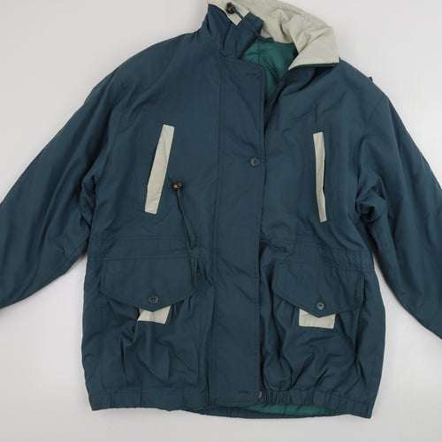 Preworn  Womens Green   Jacket Coat Size 12