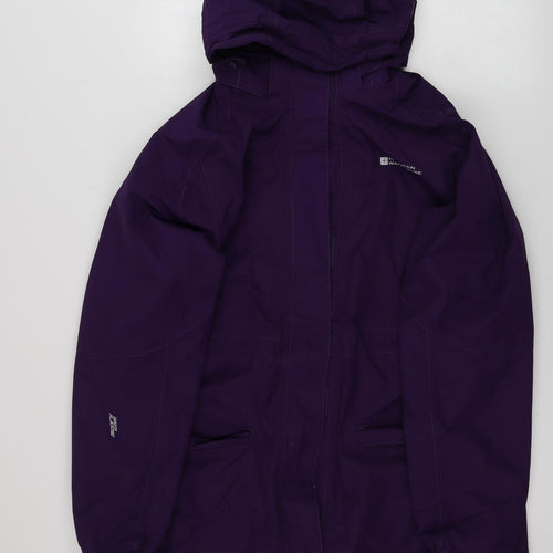 Mountain Warehouse  Womens Purple   Rain Coat Coat Size 18