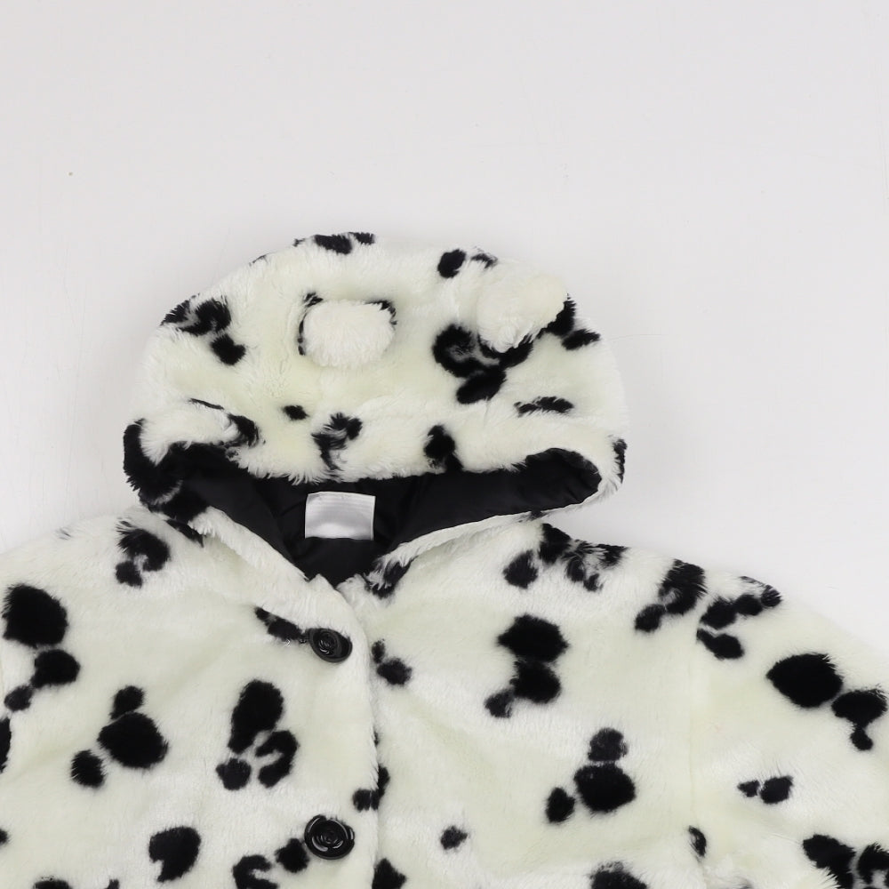 Ladybird  Girls White   Jacket Coat Size 9-12 Months