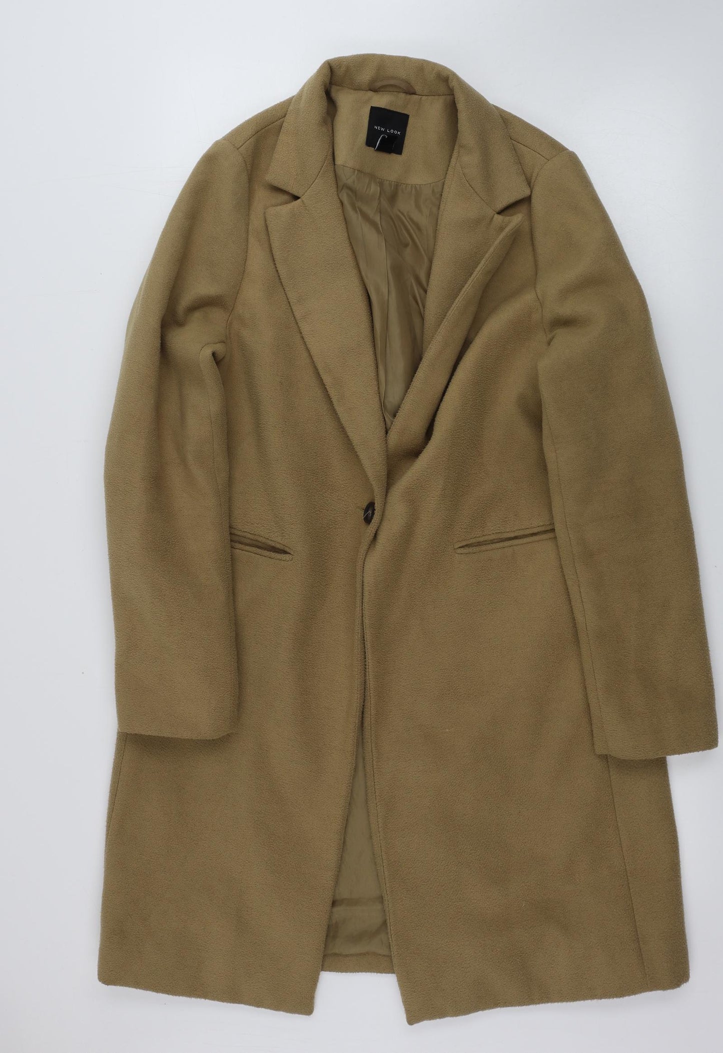 New Look  Womens Brown   Jacket Coat Size 12