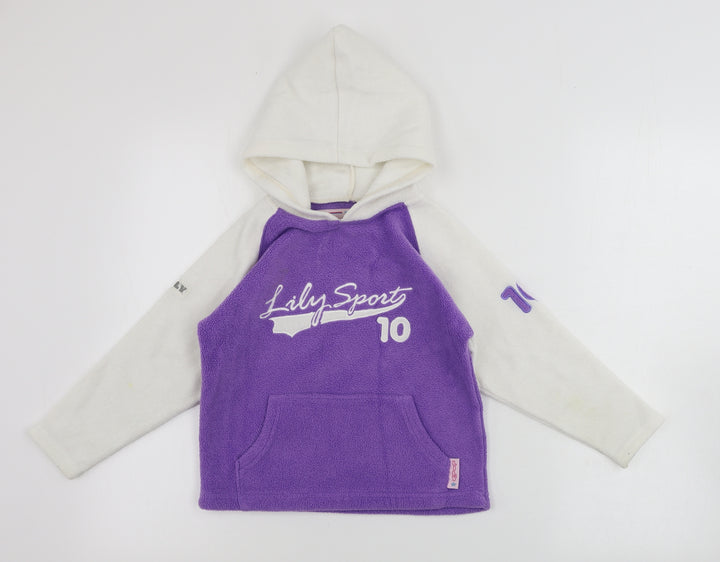 lily by lily  Boys Purple   Pullover Hoodie Size 2-3 Years