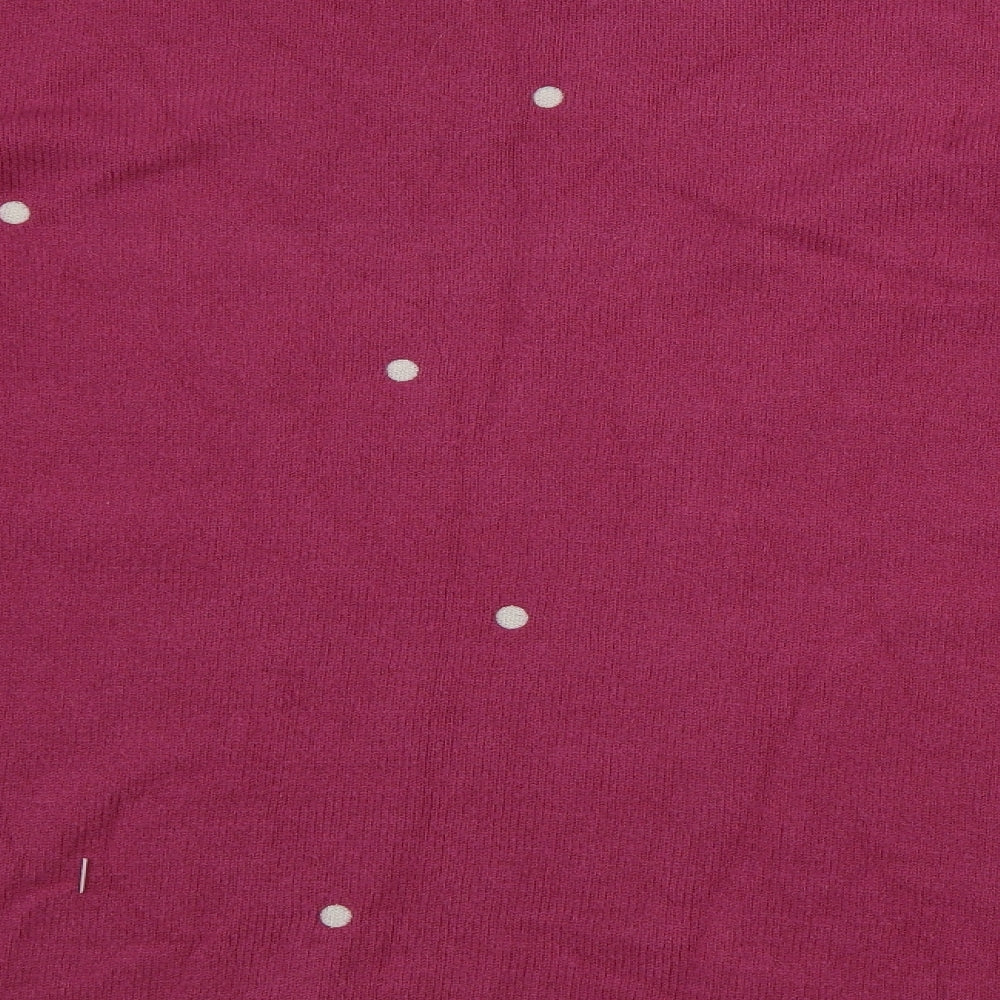 Bonmarché  Womens Pink Polka Dot  Pullover Jumper Size 20