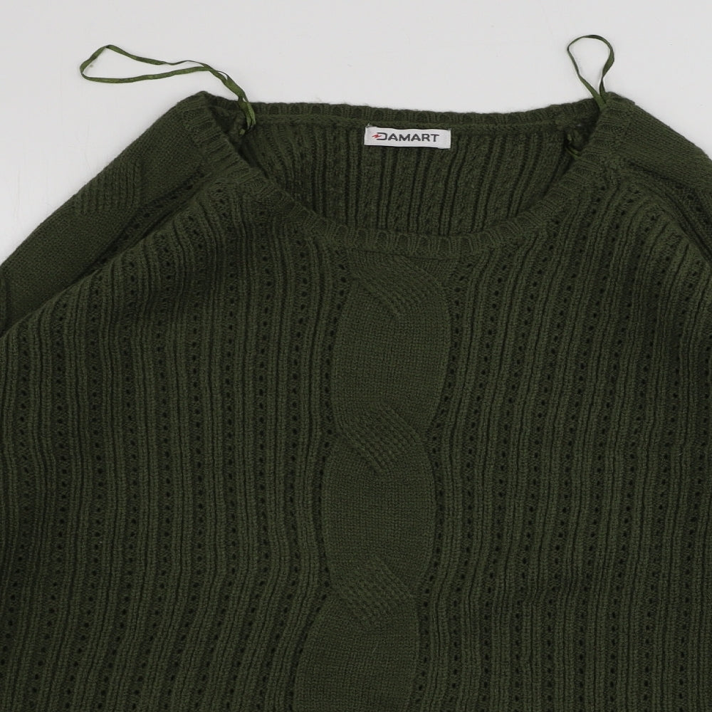 Damart Womens Green   Pullover Jumper Size 10