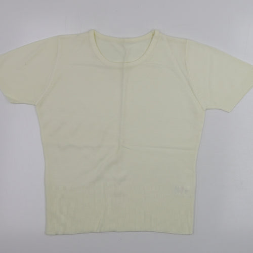 Preworn  Womens Ivory   Pullover Jumper Size 10