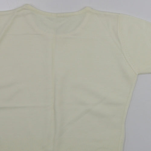 Preworn  Womens Ivory   Pullover Jumper Size 10