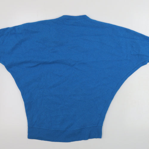 Precis Womens Blue   Pullover Jumper Size S