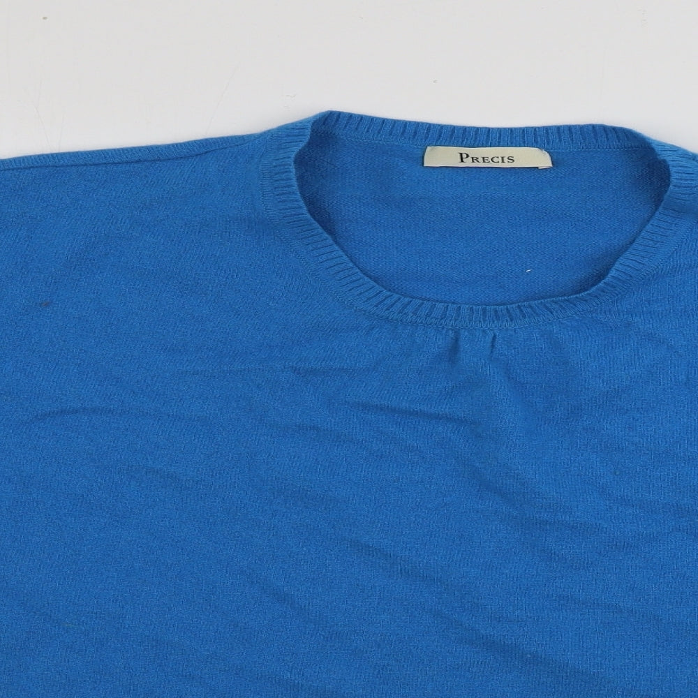 Precis Womens Blue   Pullover Jumper Size S