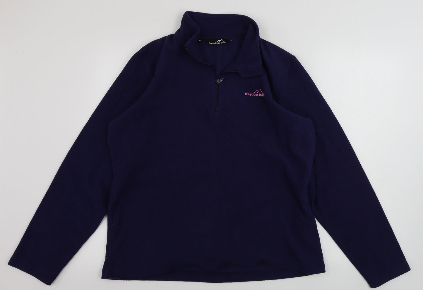 Freedom Trail  Womens Blue   Henley Jumper Size 16