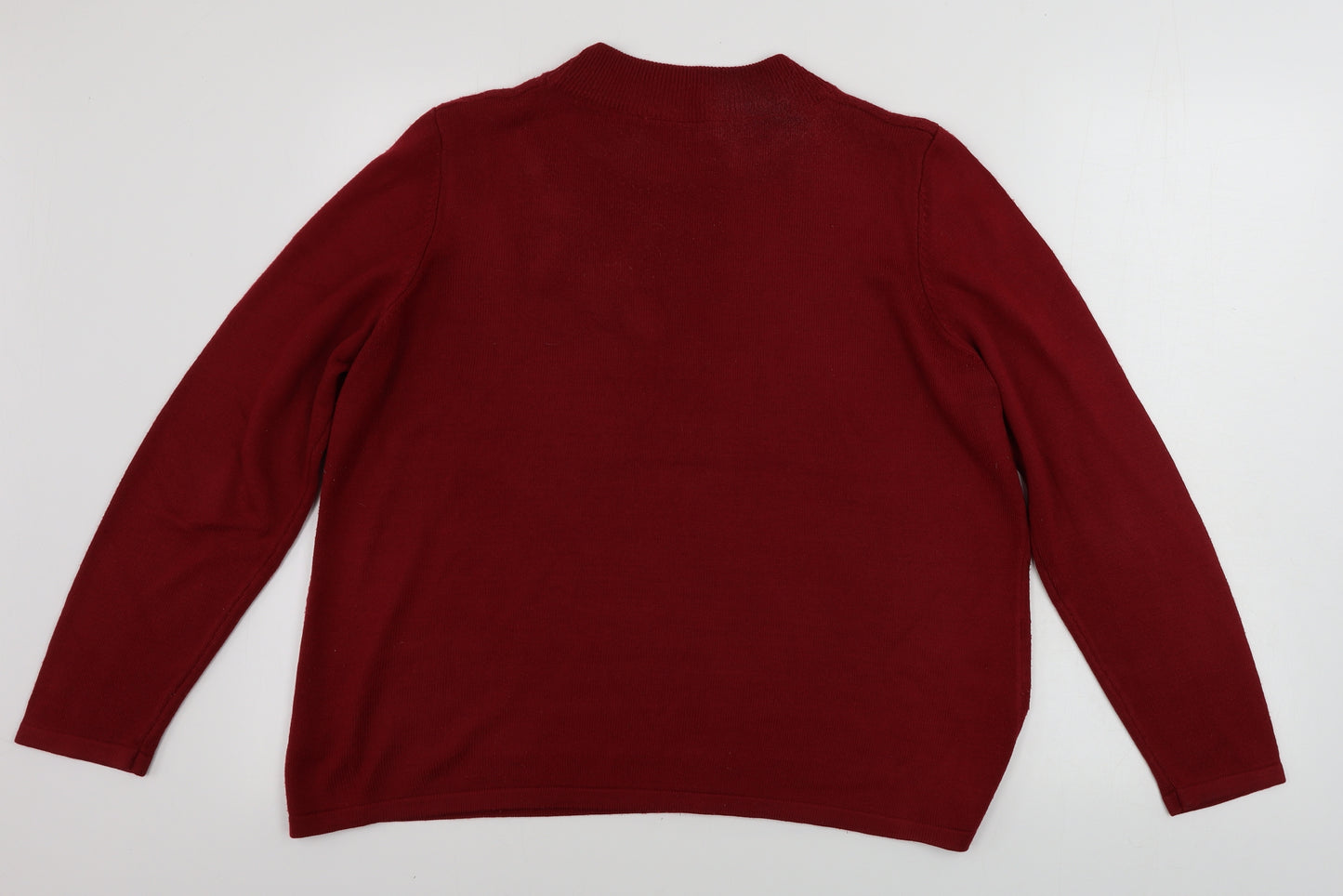 Bonmarché  Womens Red   Pullover Jumper Size M