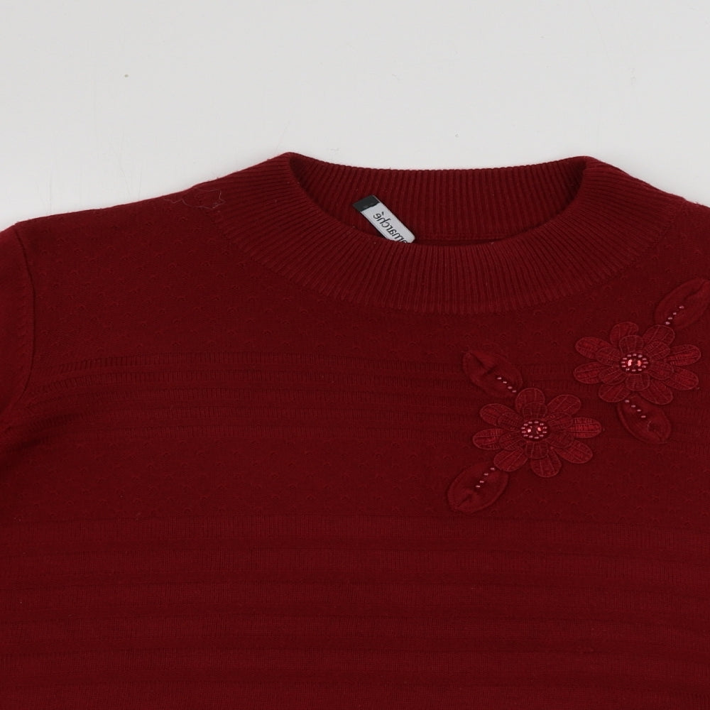 Bonmarché  Womens Red   Pullover Jumper Size M