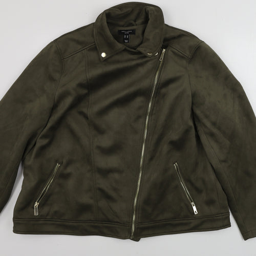 New Look  Womens Green   Jacket Coat Size 22