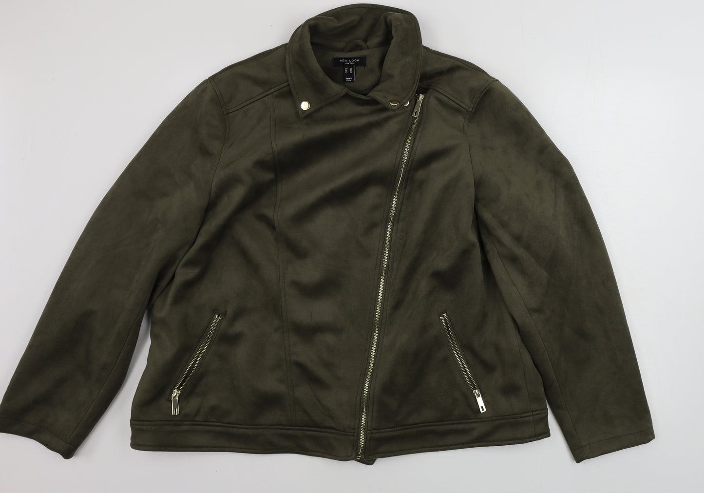 New Look  Womens Green   Jacket Coat Size 22