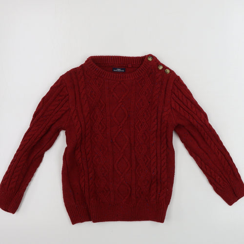 NEXT  Boys Red   Pullover Jumper Size 4-5 Years