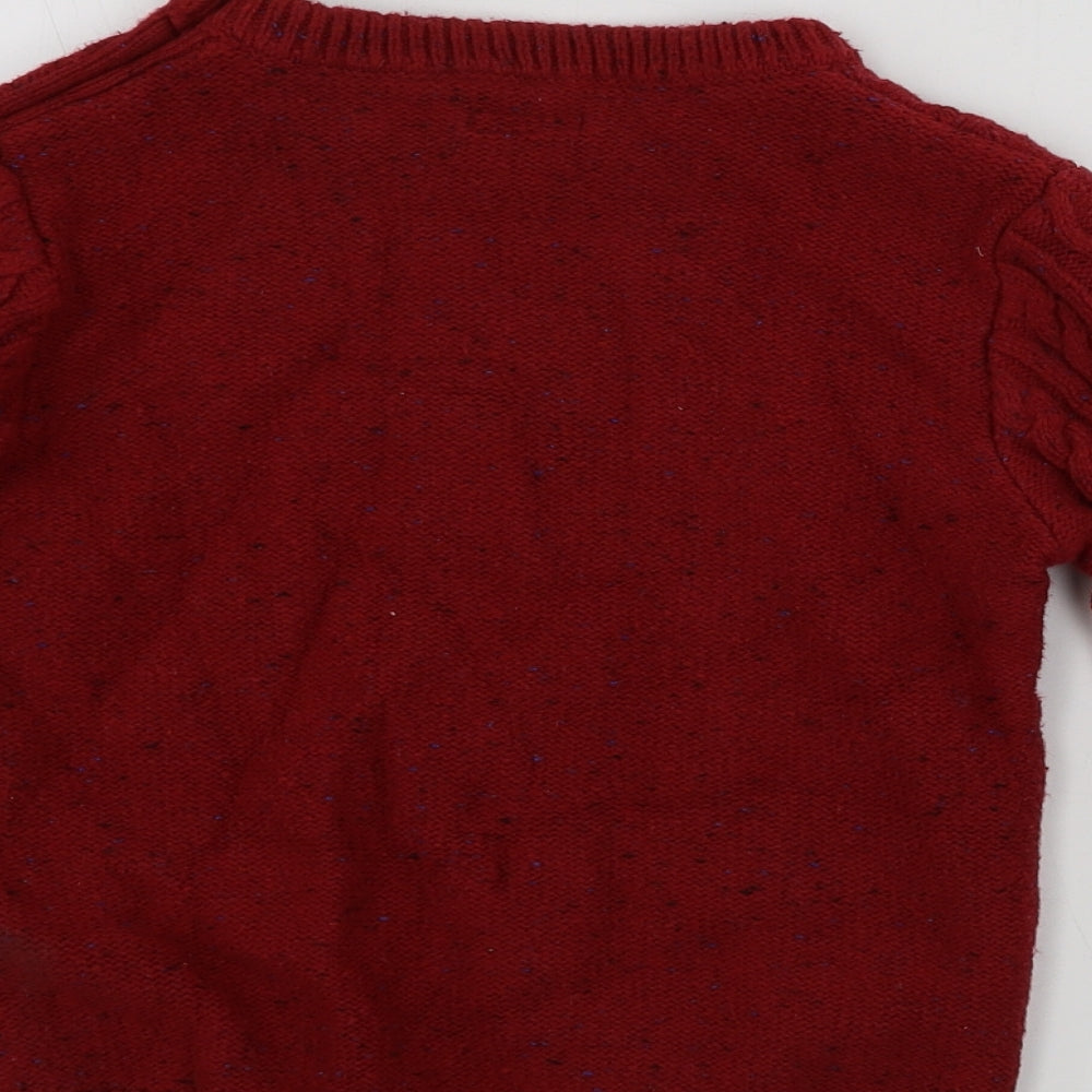 NEXT  Boys Red   Pullover Jumper Size 4-5 Years
