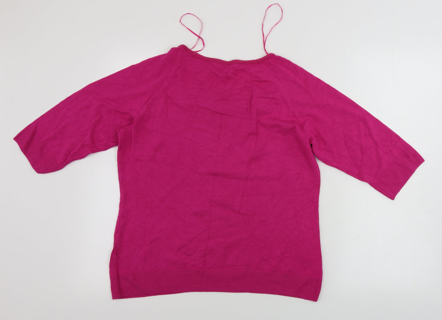 Marks and Spencer Womens Pink   Pullover Jumper Size 14