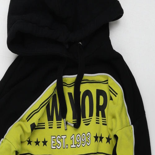 H&M  Womens Black   Pullover Hoodie Size 8