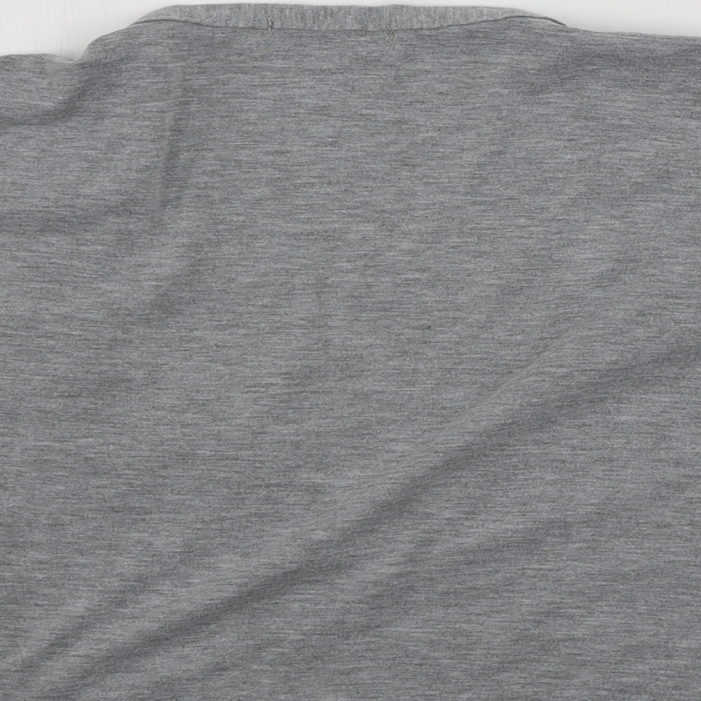 PRETTYLITTLETHING Womens Grey   Basic T-Shirt Size 12