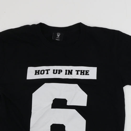 goat crew  Womens Black   Basic T-Shirt Size S