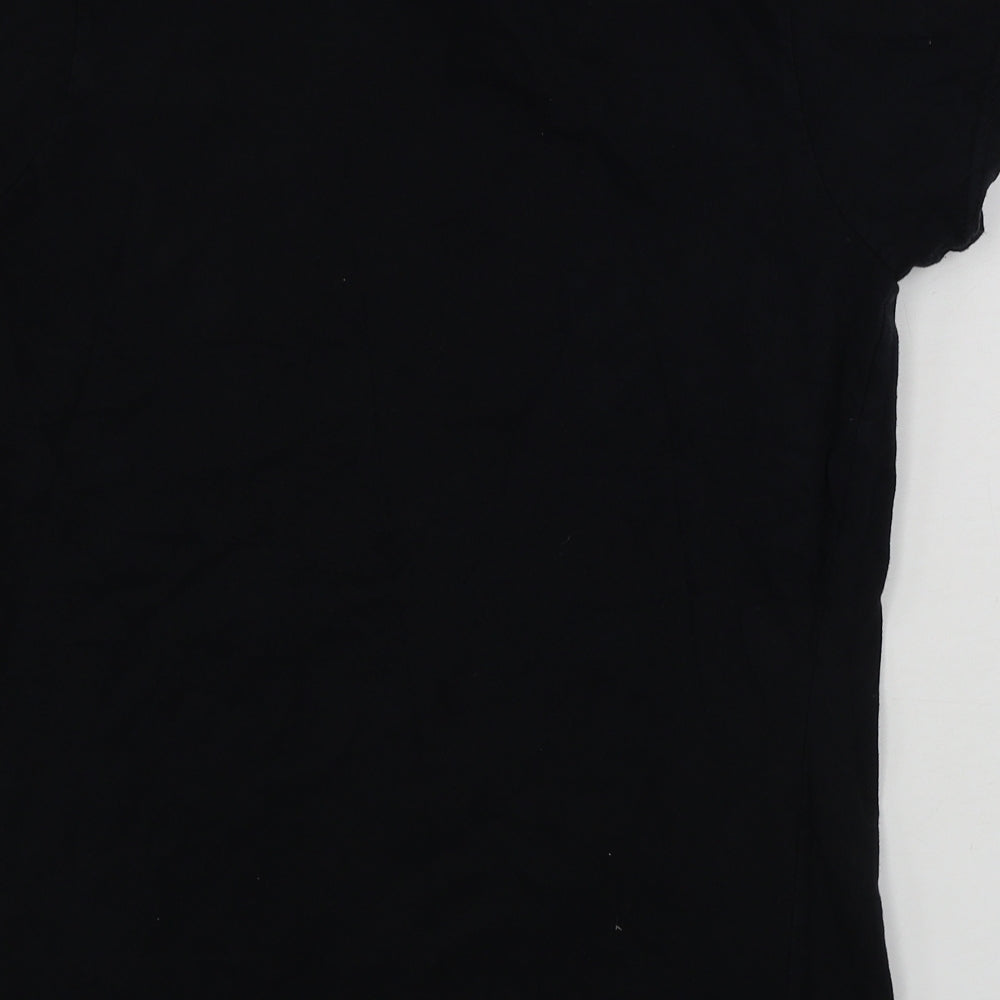 PRETTYLITTLETHING Womens Black   Basic T-Shirt Size M