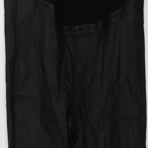 PRETTYLITTLETHING Womens Black   Trousers  Size 10 L26 in
