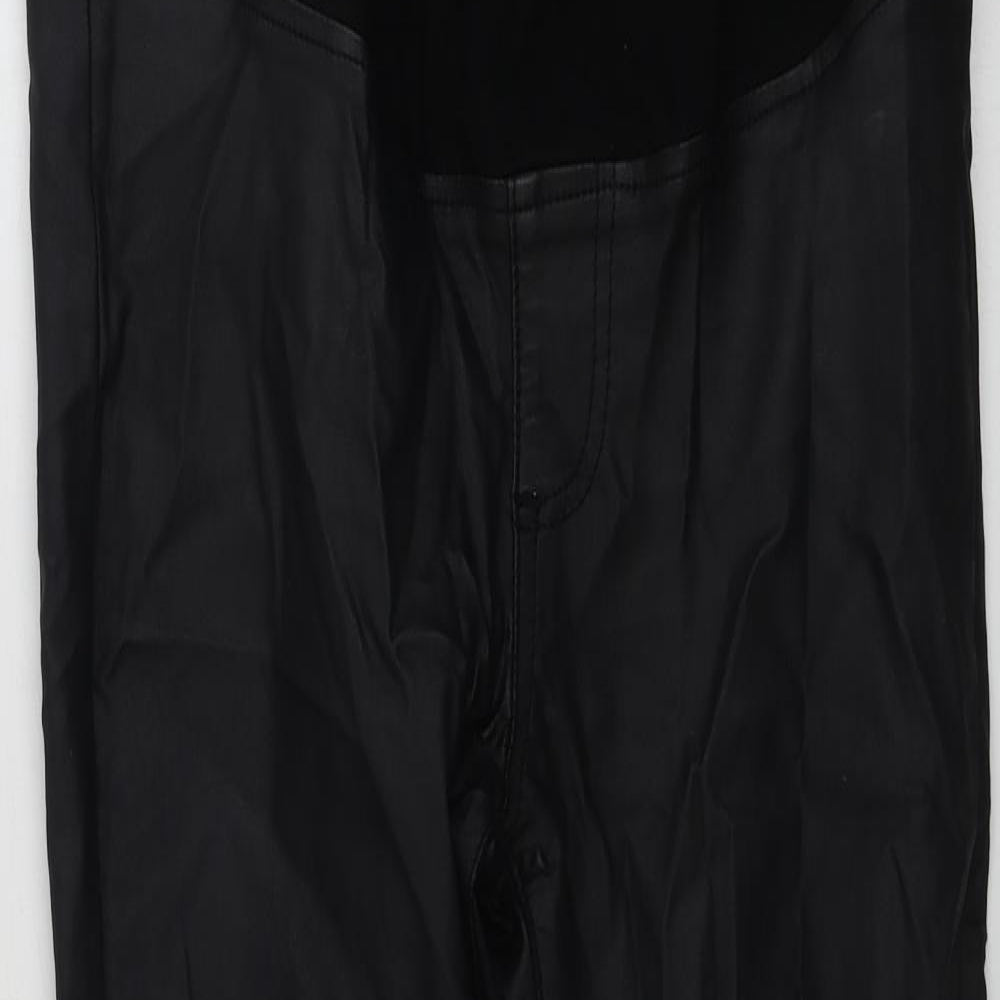 PRETTYLITTLETHING Womens Black   Trousers  Size 10 L26 in